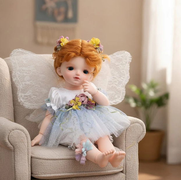 20 inch Adorable Vinyl BJD Girl Toddler Doll for Kids Birthday Gift